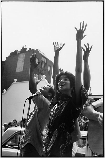 NY Free Street Theater, 1960's : OLD GLORY-Patriotism & Dissent 1966-2008 : LINN SAGE | Photography Editorial and Fine Art, New York, N.Y., Maine