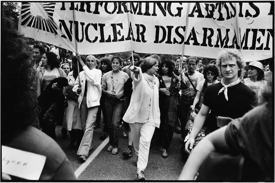 Artists for Nuclear Disarmament, 1982
 : OLD GLORY-Patriotism & Dissent 1966-2008 : LINN SAGE | Photography Editorial and Fine Art, New York, N.Y., Maine